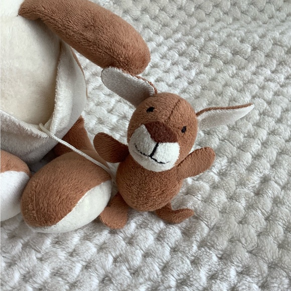 Kinder Surprise Plush Mommy Kangaroo and Baby Stuffed Animal Toy - Picture 7 of 10